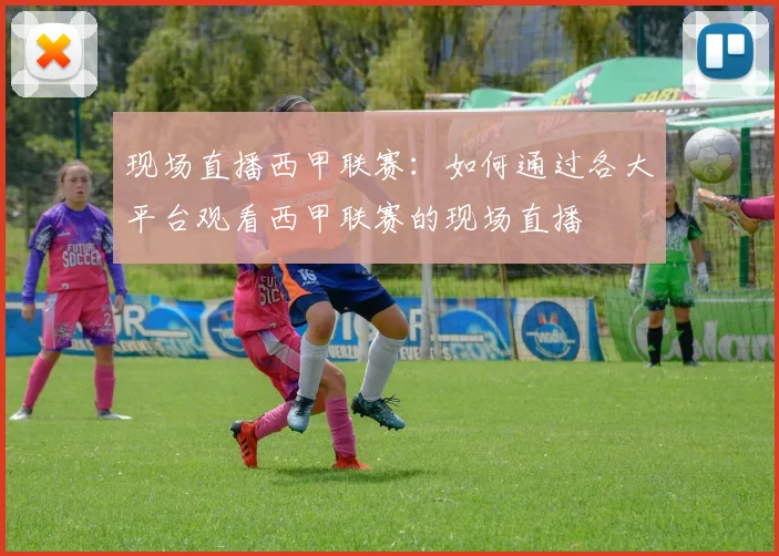 现场直播西甲联赛：如何通过各大平台观看西甲联赛的现场直播